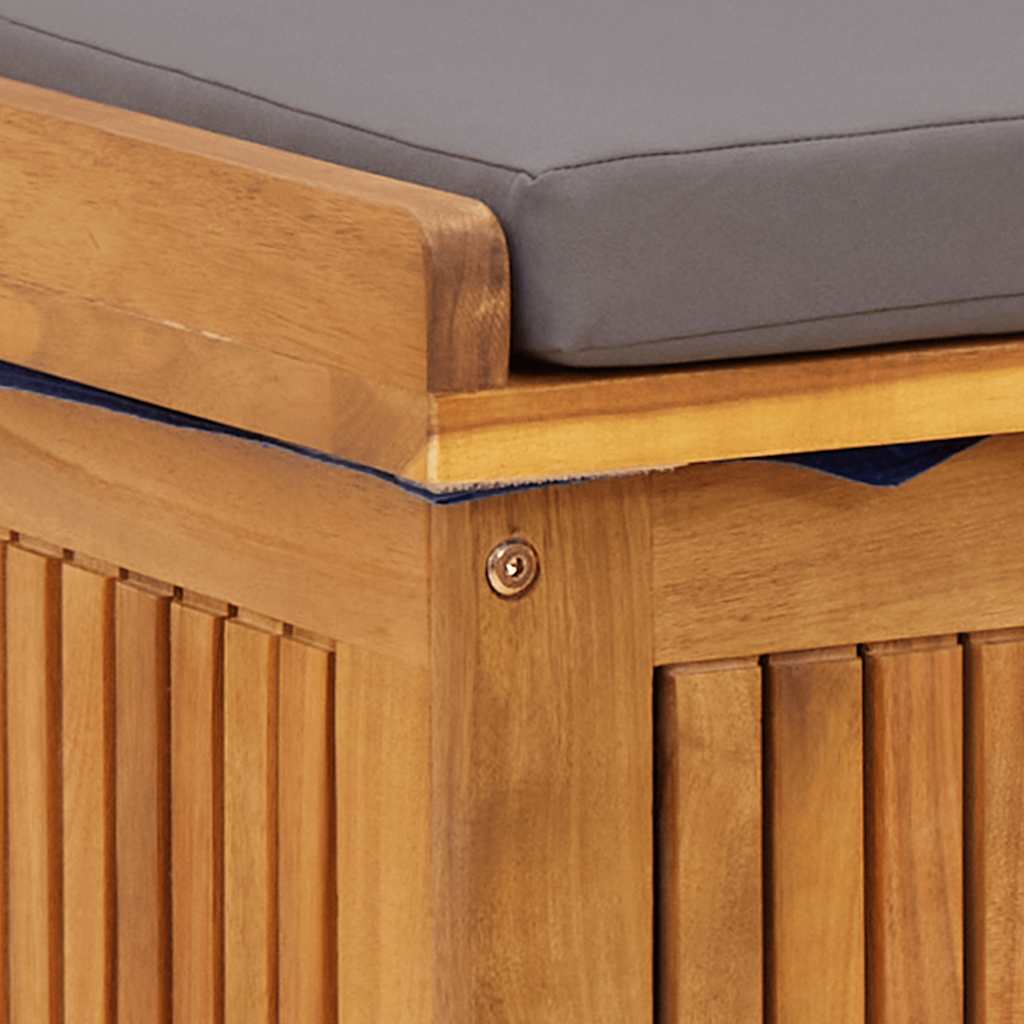 Cutie de perne de exterior 60x50x61 cm din lemn masiv de salcâm