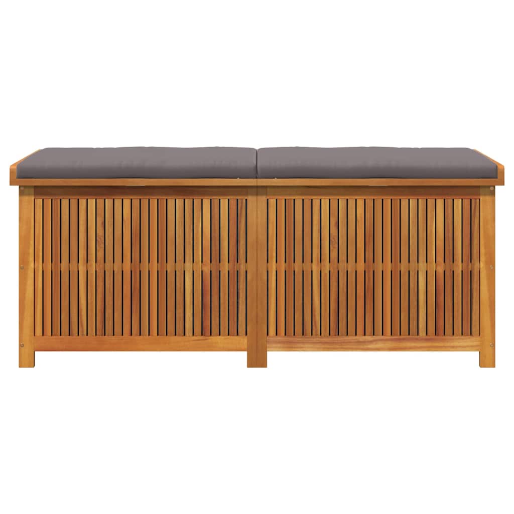 Cutie de perne de exterior 150x50x60,5 cm lemn masiv de salcâm