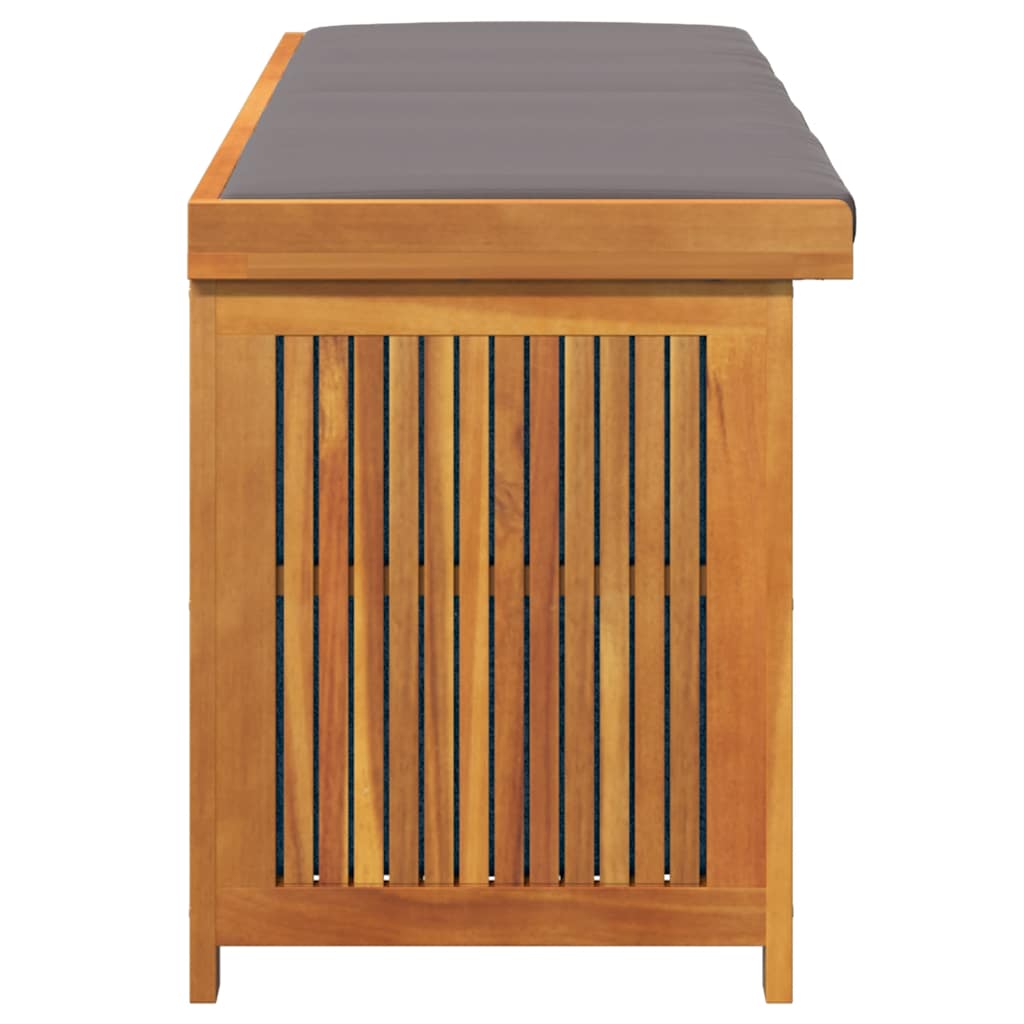 Cutie de perne de exterior 150x50x60,5 cm lemn masiv de salcâm