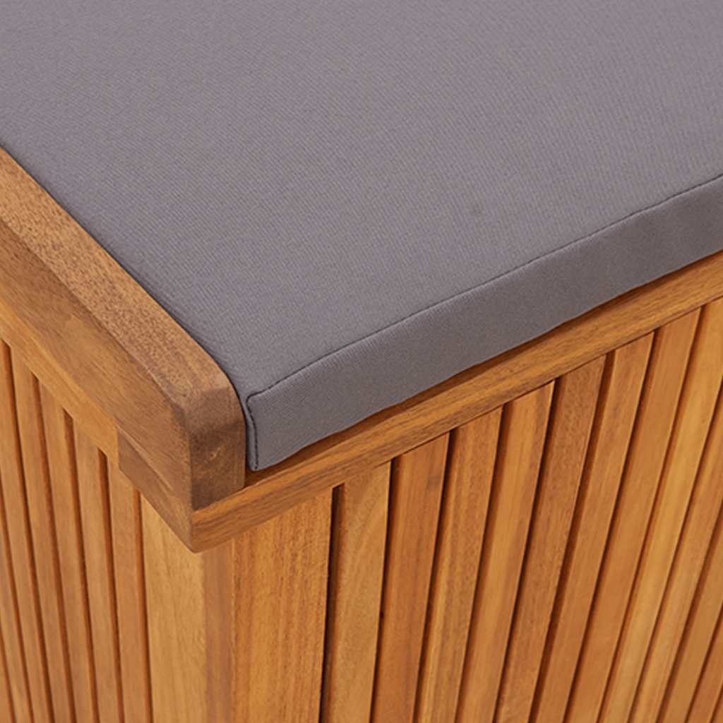 Cutie de perne de exterior 150x50x60,5 cm lemn masiv de salcâm