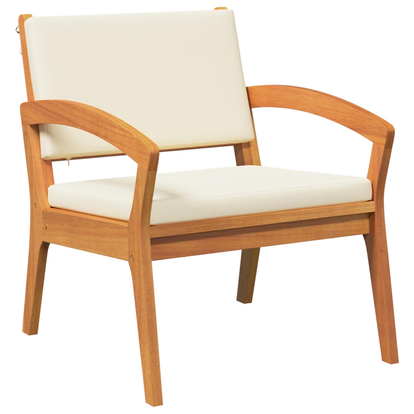 Set bistro cu pernă 4 pcs Maro Poliester