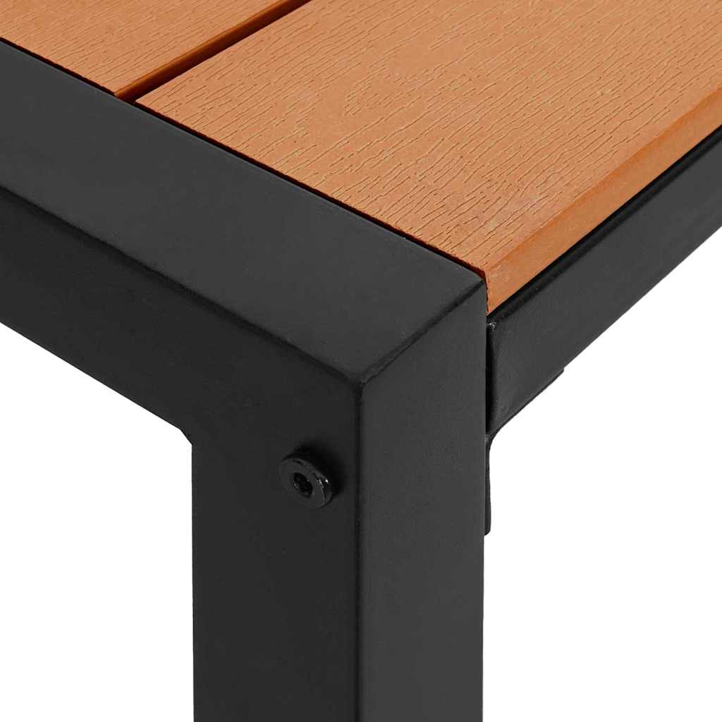 Bancă de grădină Maro 100 x 28 x 45cm Oțel