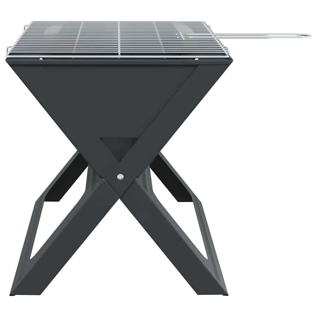 Grătar exterior Negru 46 x 30 x 31 cm Oțel