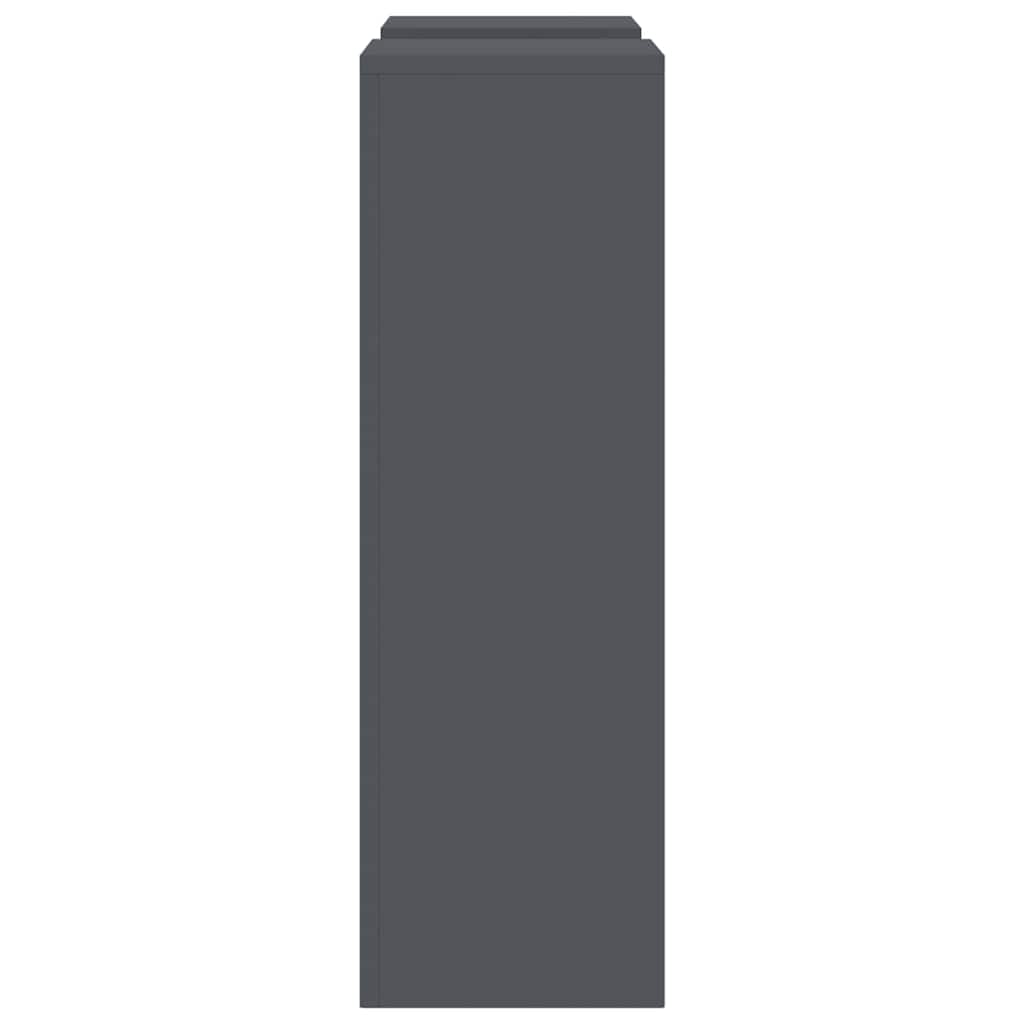 Suport pentru plante 2 pcs Antracit 24 x 24 x 75 cm Oțel