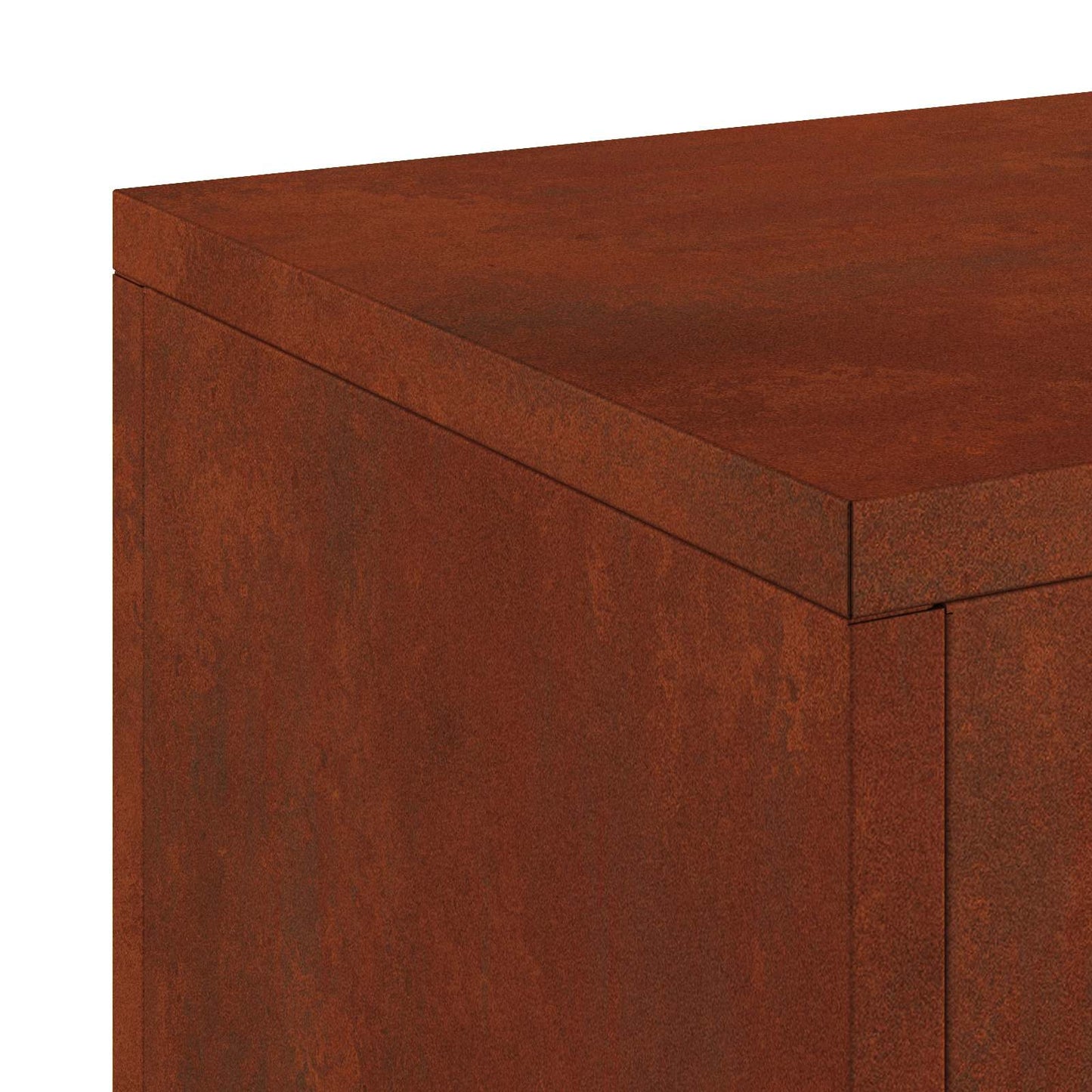 Suport pentru plante 2 pcs Ruginit 24 x 24 x 75 cm