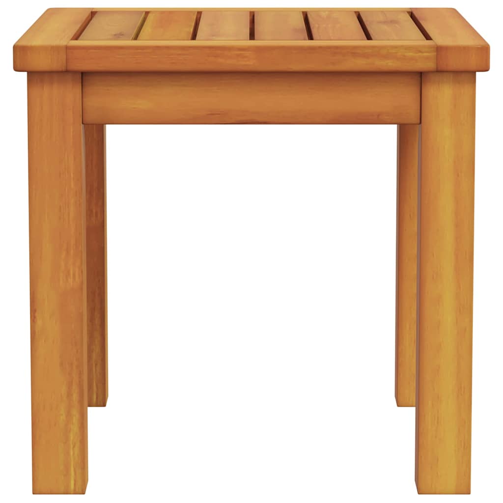 Masă laterală Ulei Natural 35 x 35 x 34 cm Lemn Solid de Acacia