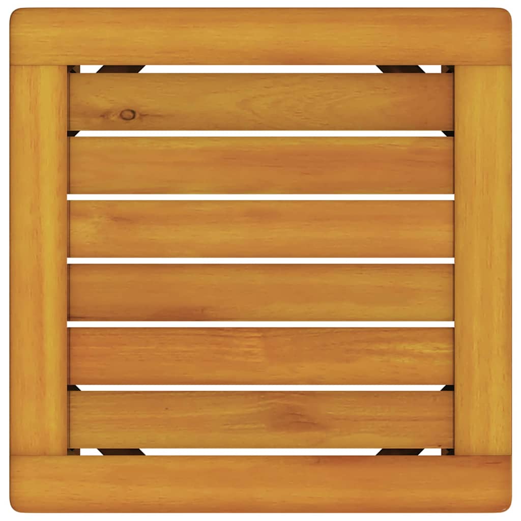 Masă laterală Ulei Natural 35 x 35 x 34 cm Lemn Solid de Acacia