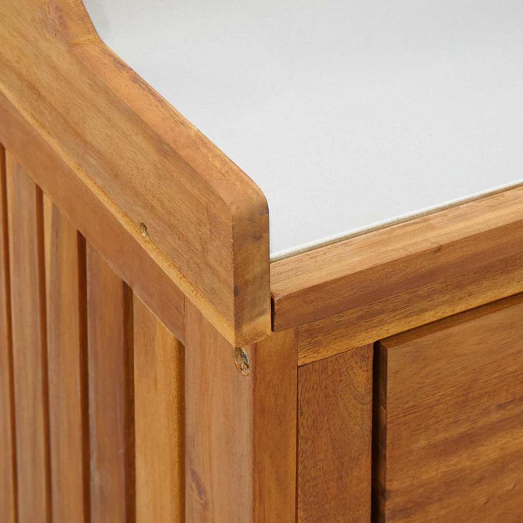 Dulap de grădină natural 93 x 41,5 x 98cm Lemn Solid de Acacia