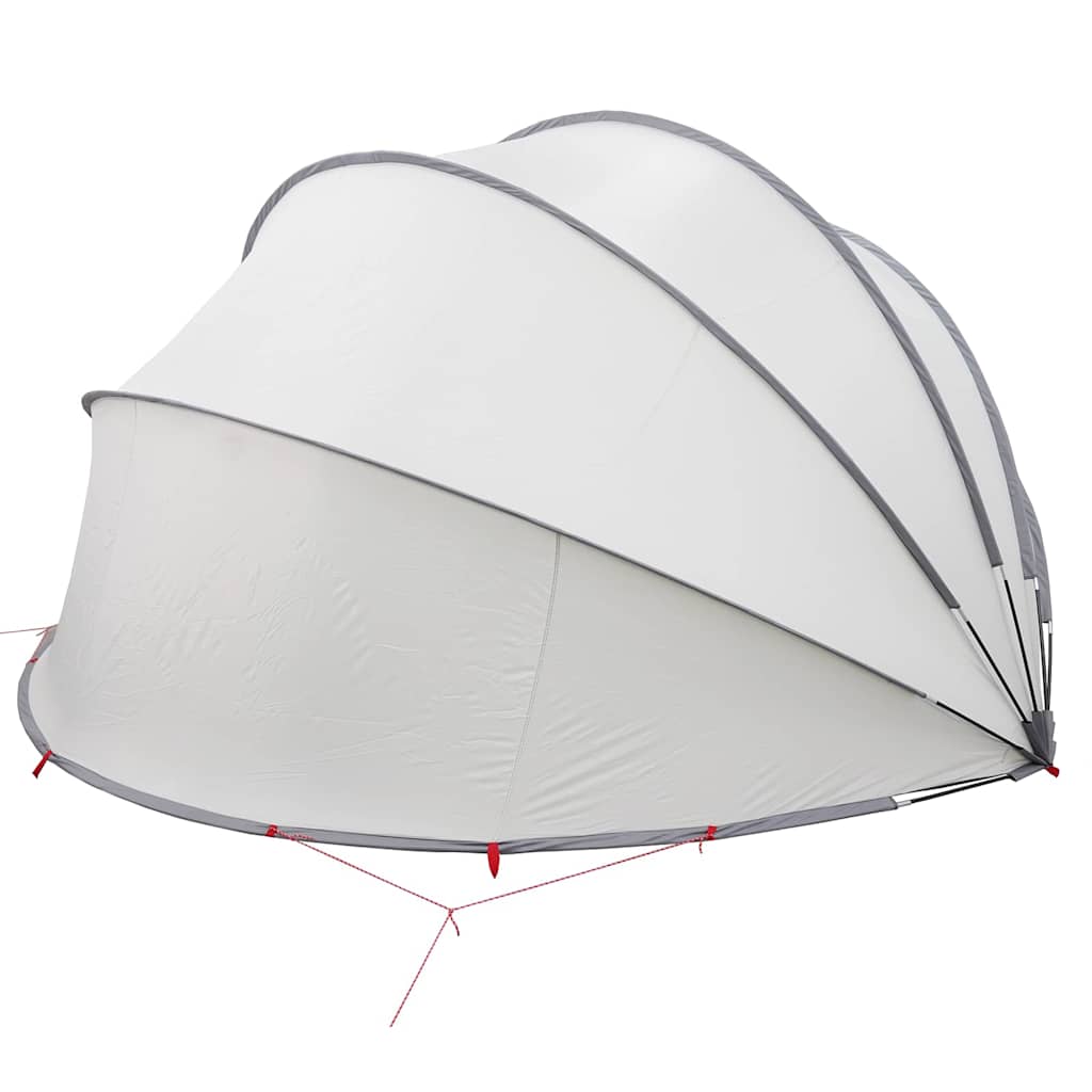 Dom pentru piscină Manual Gri și Portocalie 472 x 460 x 229 cm