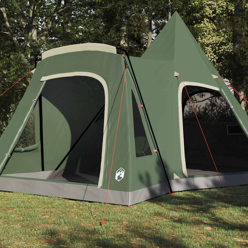 Cort Teepee pentru 5 Persoane Verde 545 x 450 x 295 cm