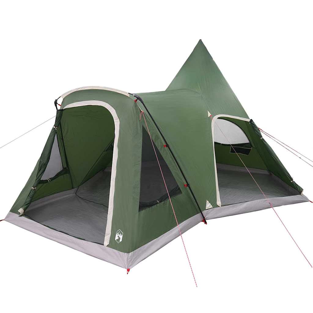 Cort Teepee pentru 5 Persoane Verde 545 x 450 x 295 cm