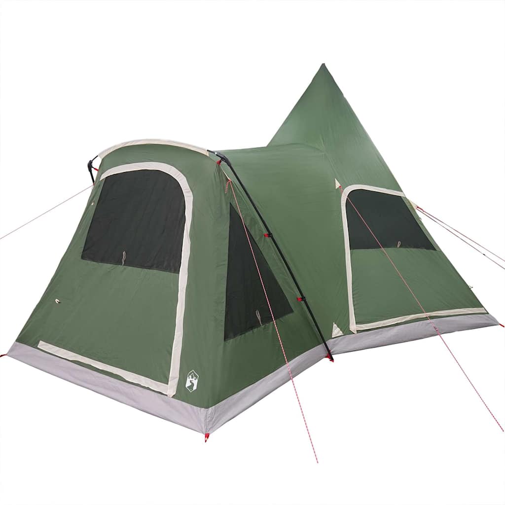 Cort Teepee pentru 5 Persoane Verde 545 x 450 x 295 cm