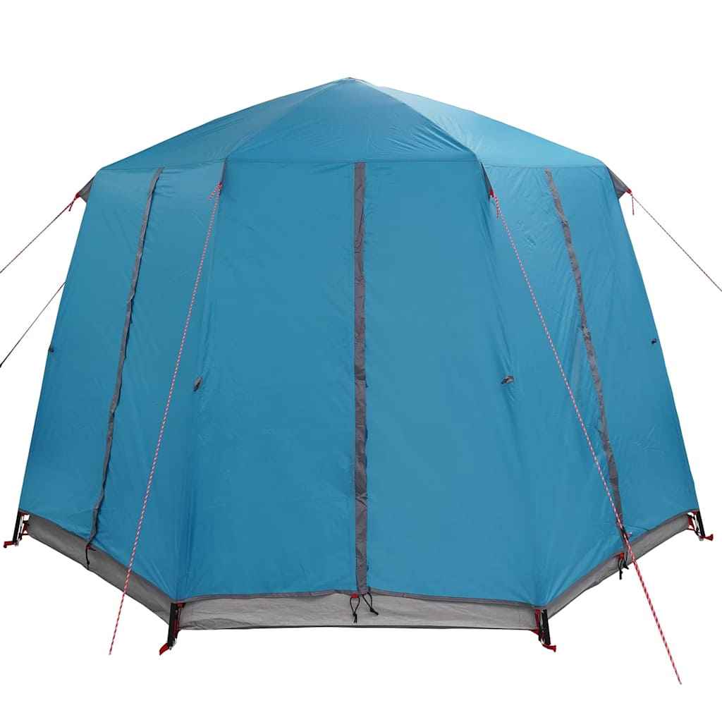 Tent Cabină cu acoperiș Albastru și Gri 320 x 320 x 203 cm