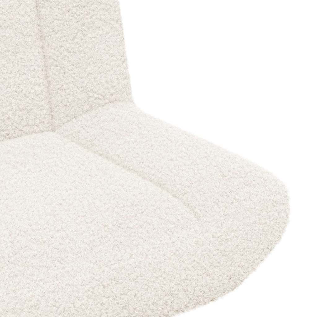 Scaun pivotant Crem 63 x 75 x 76 cm Piele de Oaie