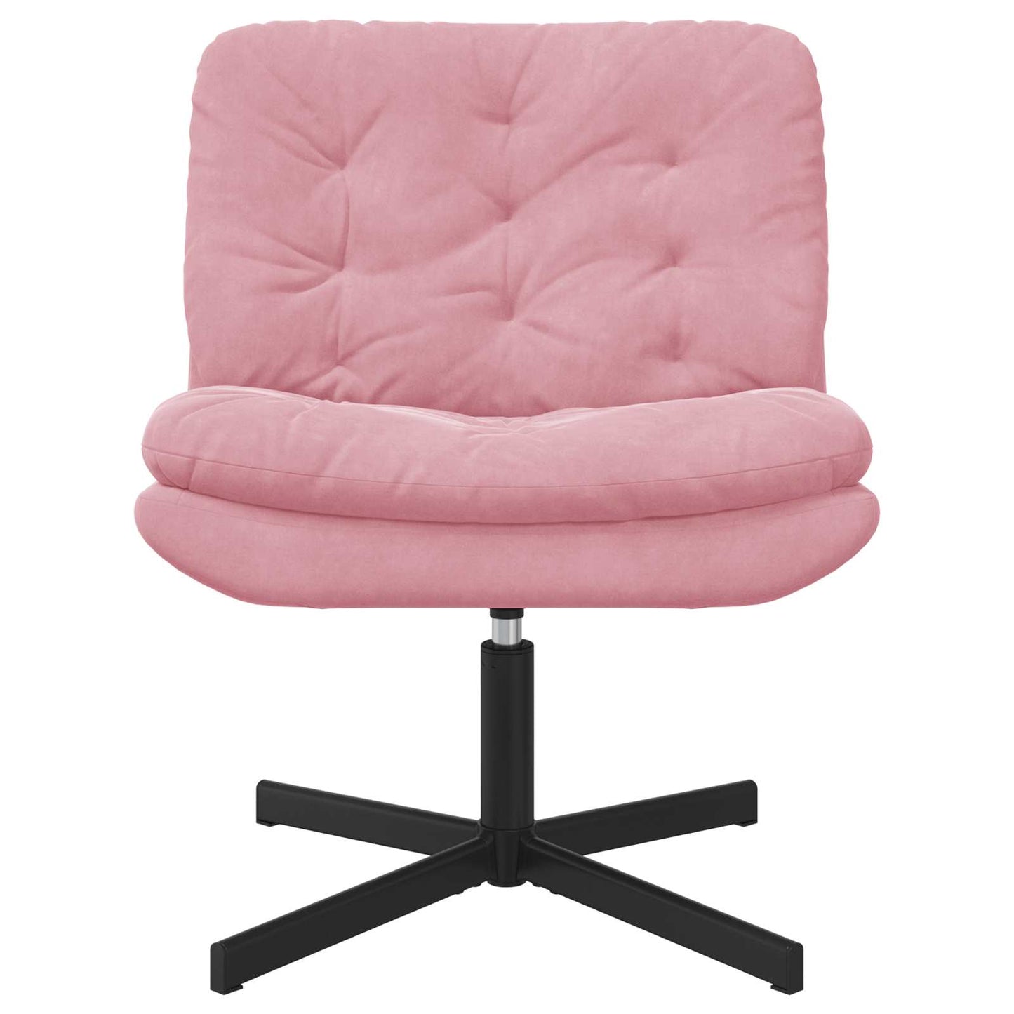 Scaun Relaxant Rotativ Roz 63 x 75 x 76 cm Catifea