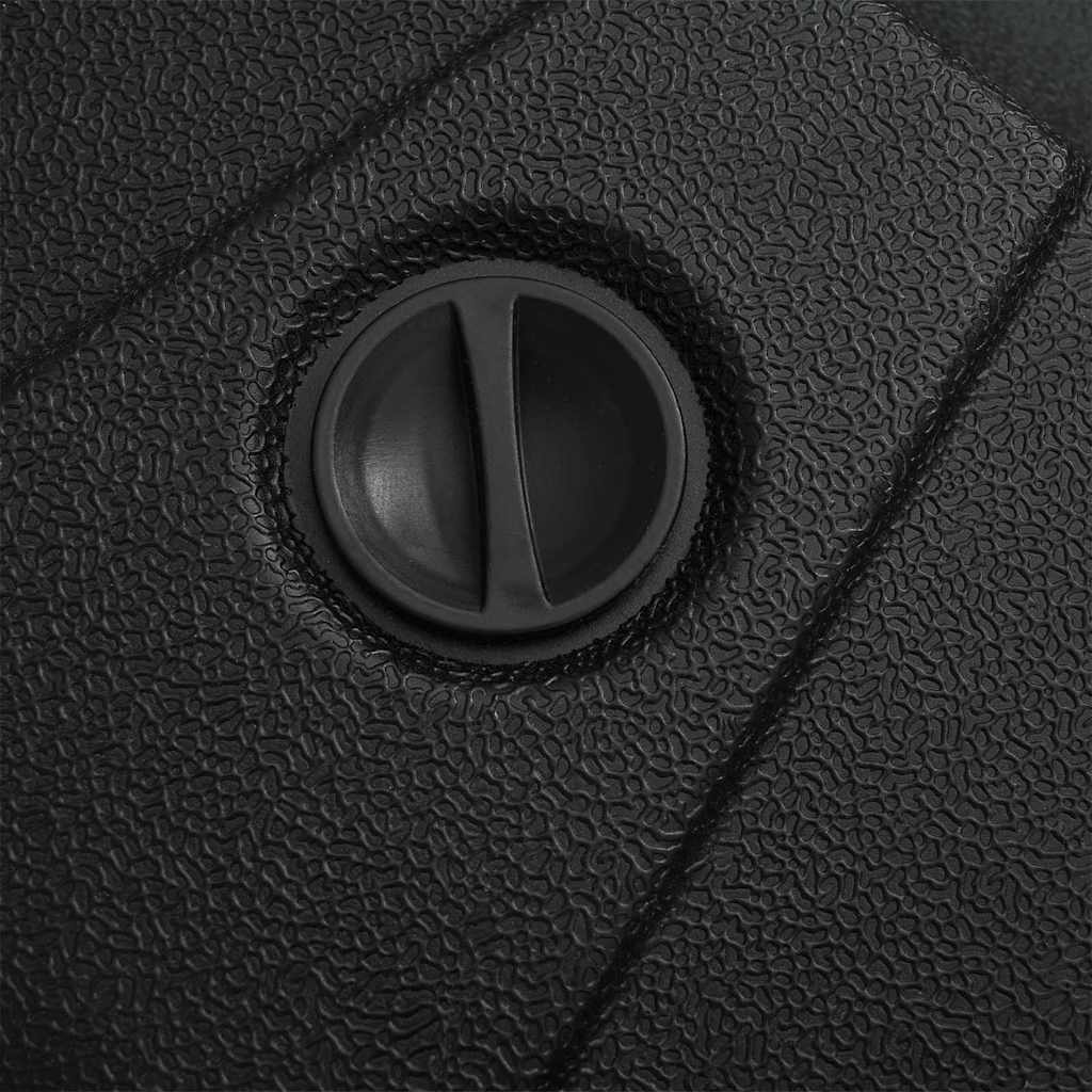 Set Bază Umbrelă 2 pcs Negru 88.5 x 88.5 x 12 cm Plastic - Vendito