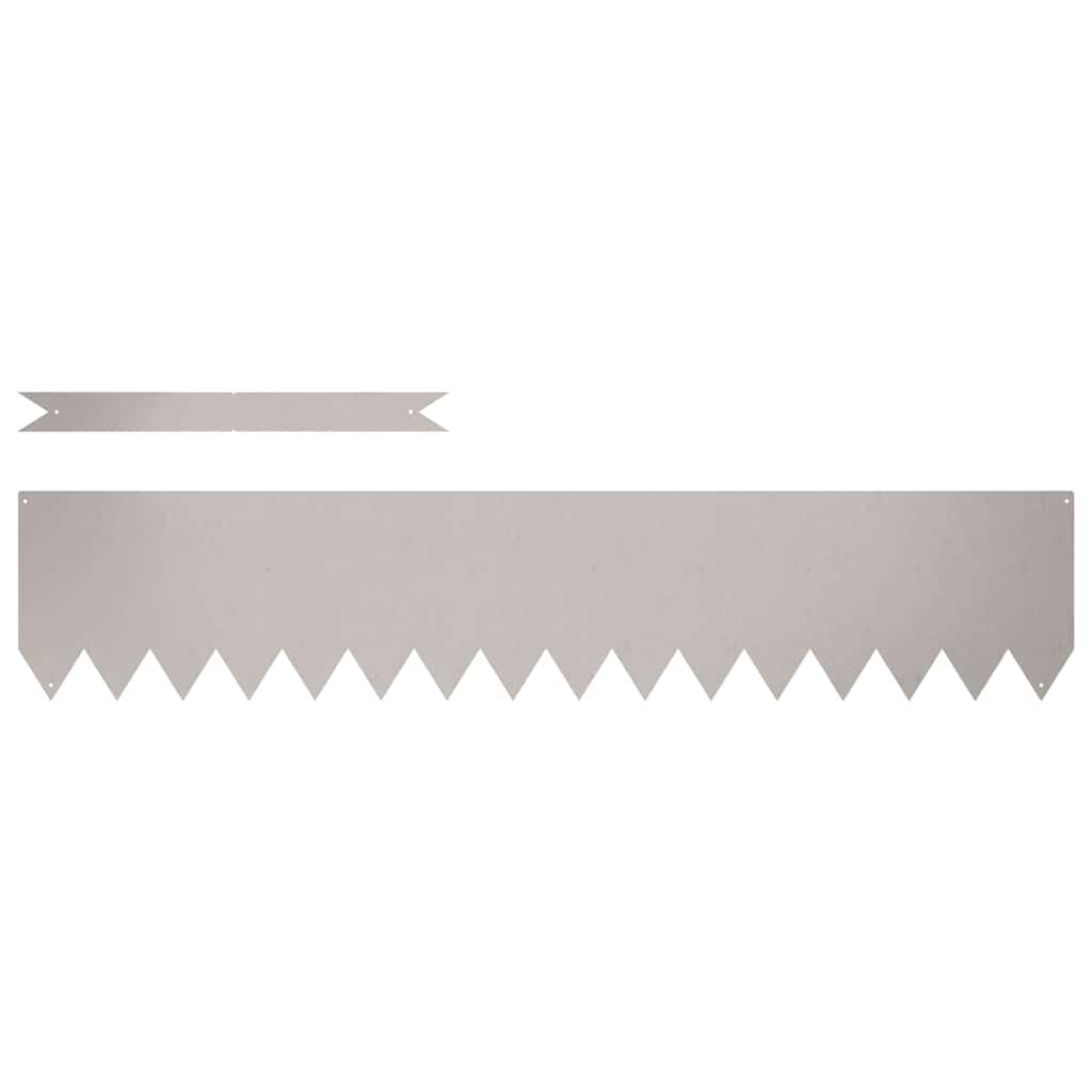 Margine pentru gazon 50 pcs Maro 100 x 0.05 x 20 cm