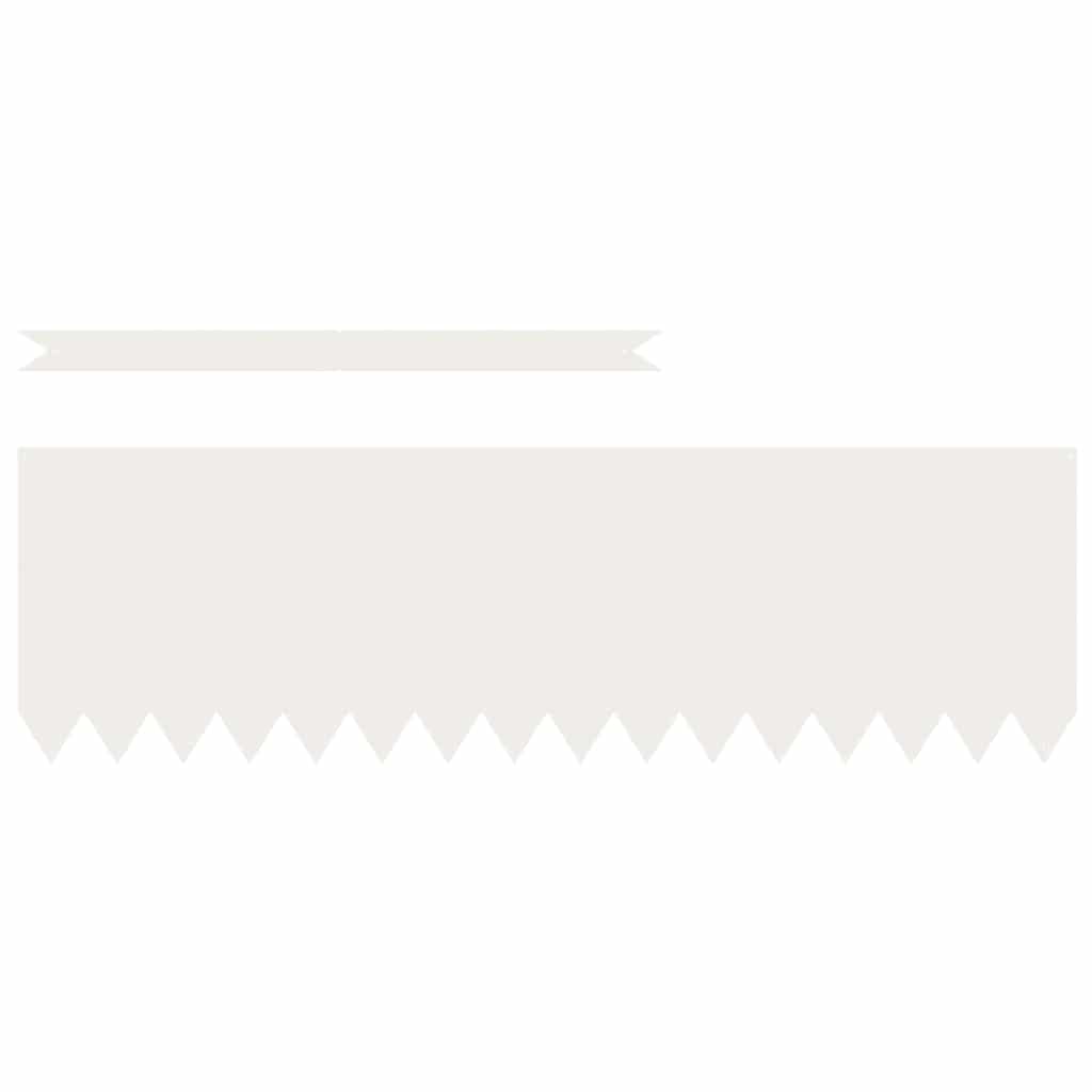 Margine pentru gazon 30 pcs Alb 100 x 0.05 x 20 cm