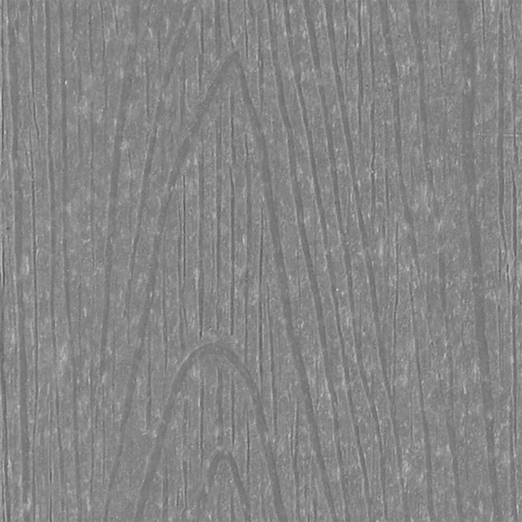 Set bar de grădină 6 pcs Gri deschis HDPE