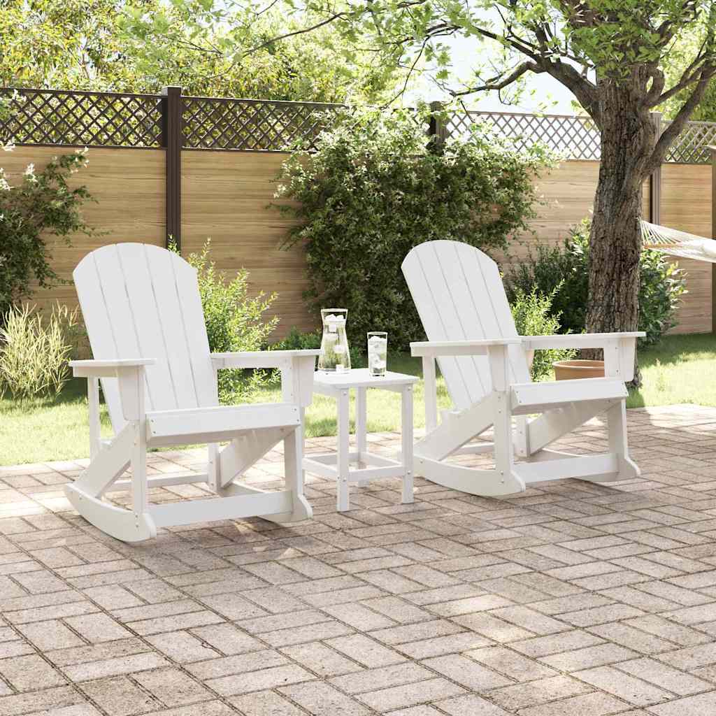 Fotolii Adirondack Marmite 2 pcs Alb HDPE
