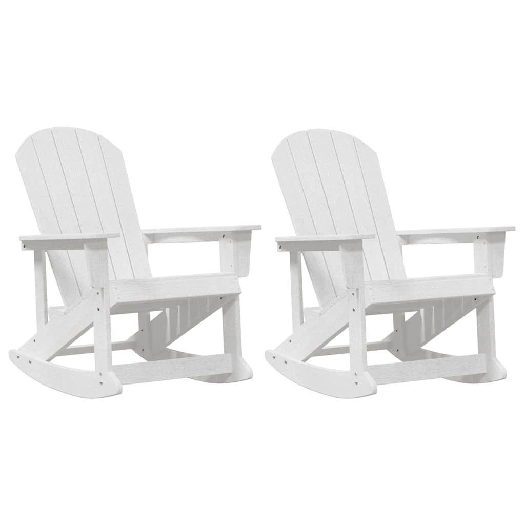 Fotolii Adirondack Marmite 2 pcs Alb HDPE