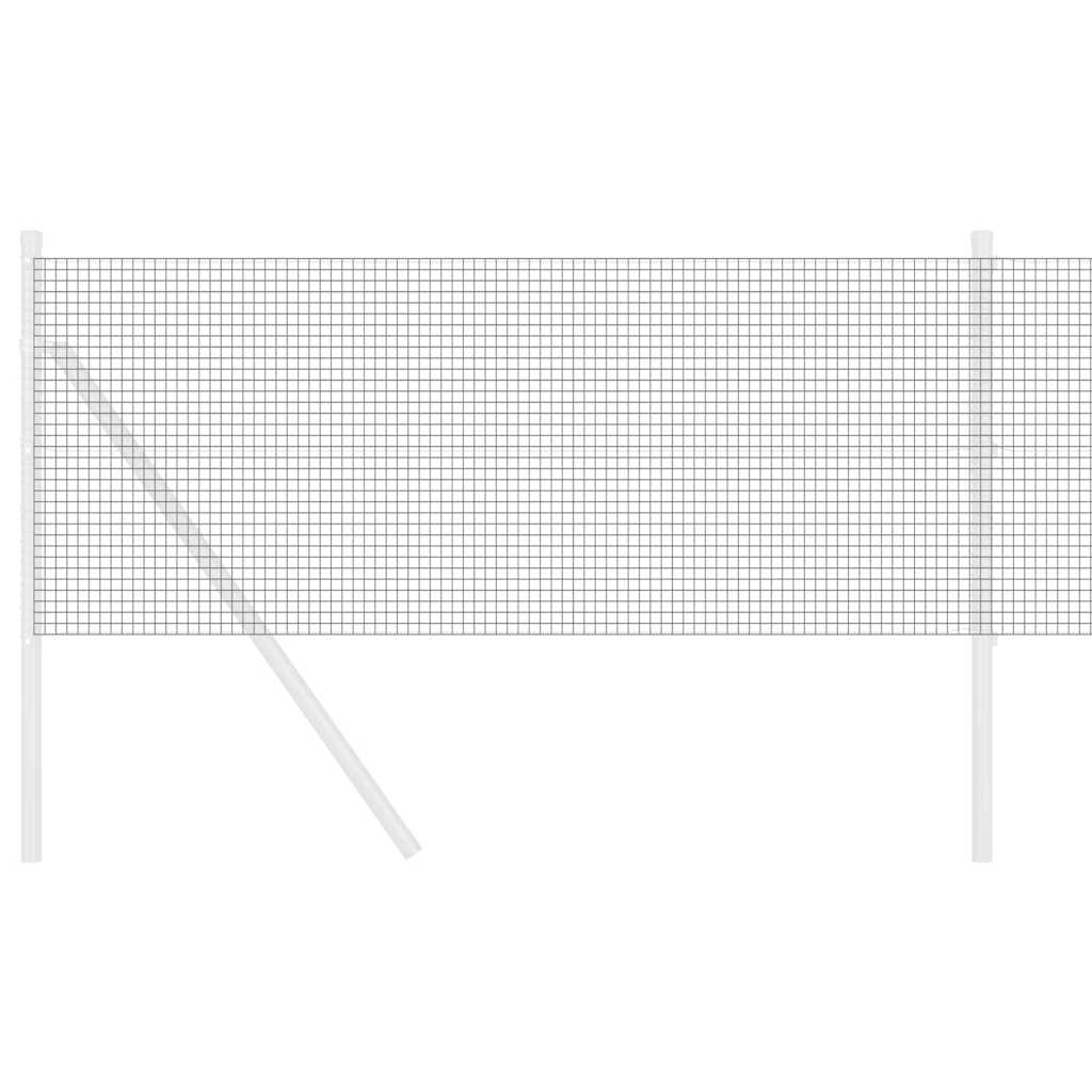 Gard din sârmă sudată Gri 0.6 x 25 m
