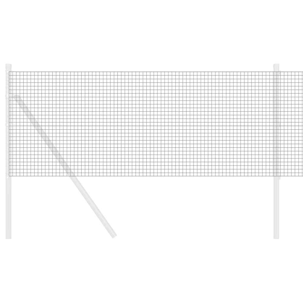 Gard din sârmă sudată Gri 0.6 x 25 m