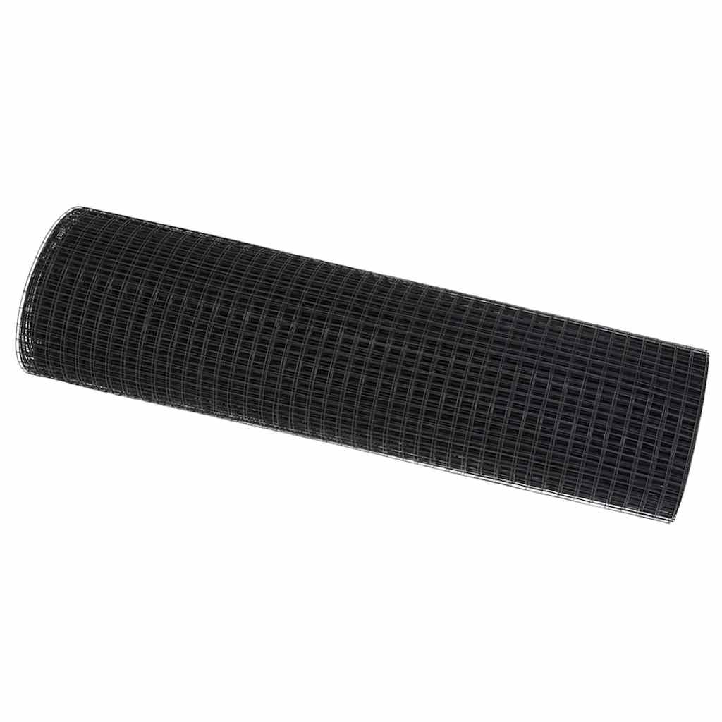 Gard din sârmă sudată Gri 0.6 x 25 m