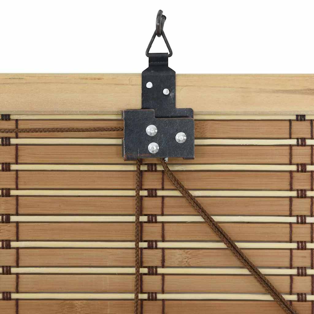 Rulou textil cu perdele Manual Natură 120 x 220 cm Bambus