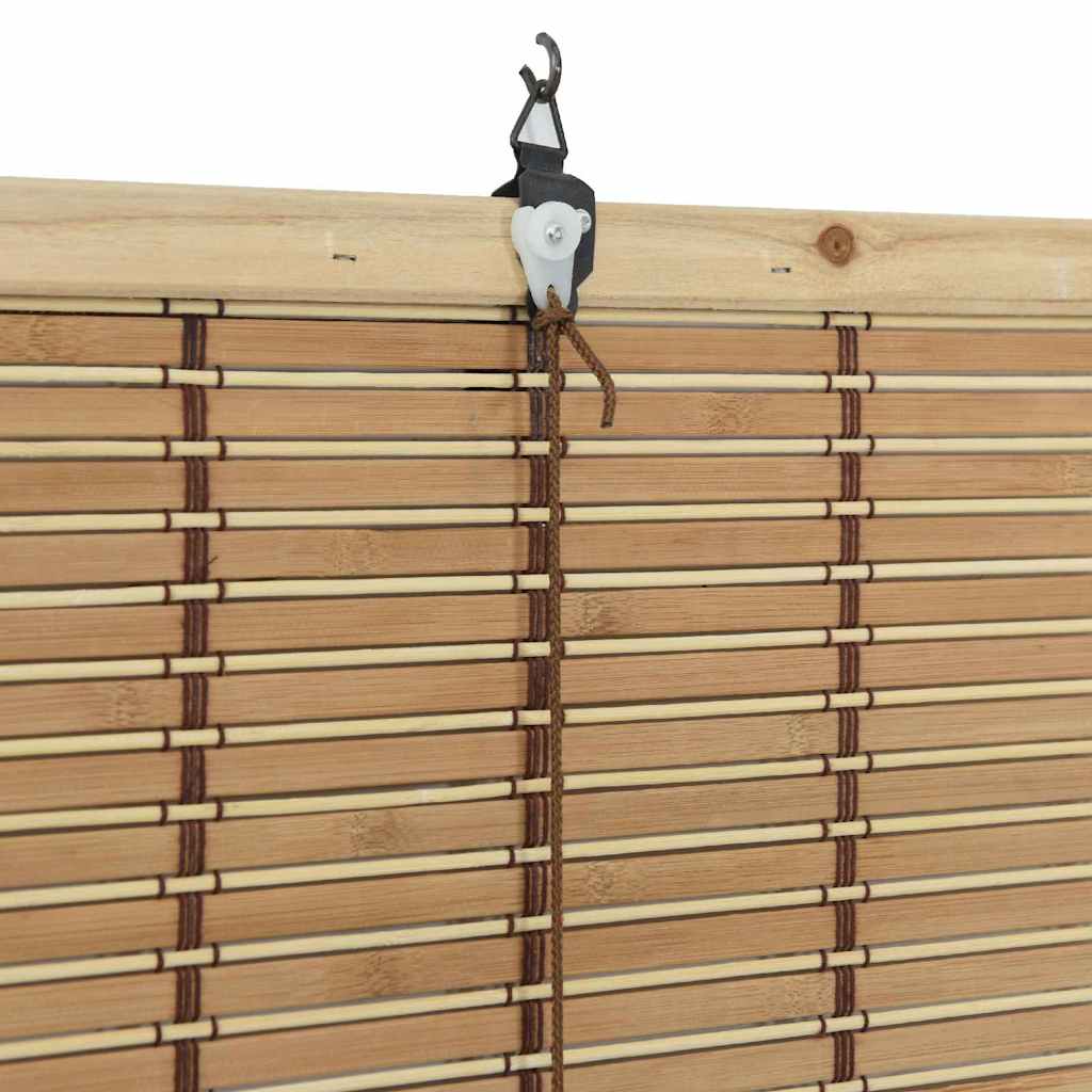 Rulou textil cu perdele Manual Natură 150 x 220 cm Bambus