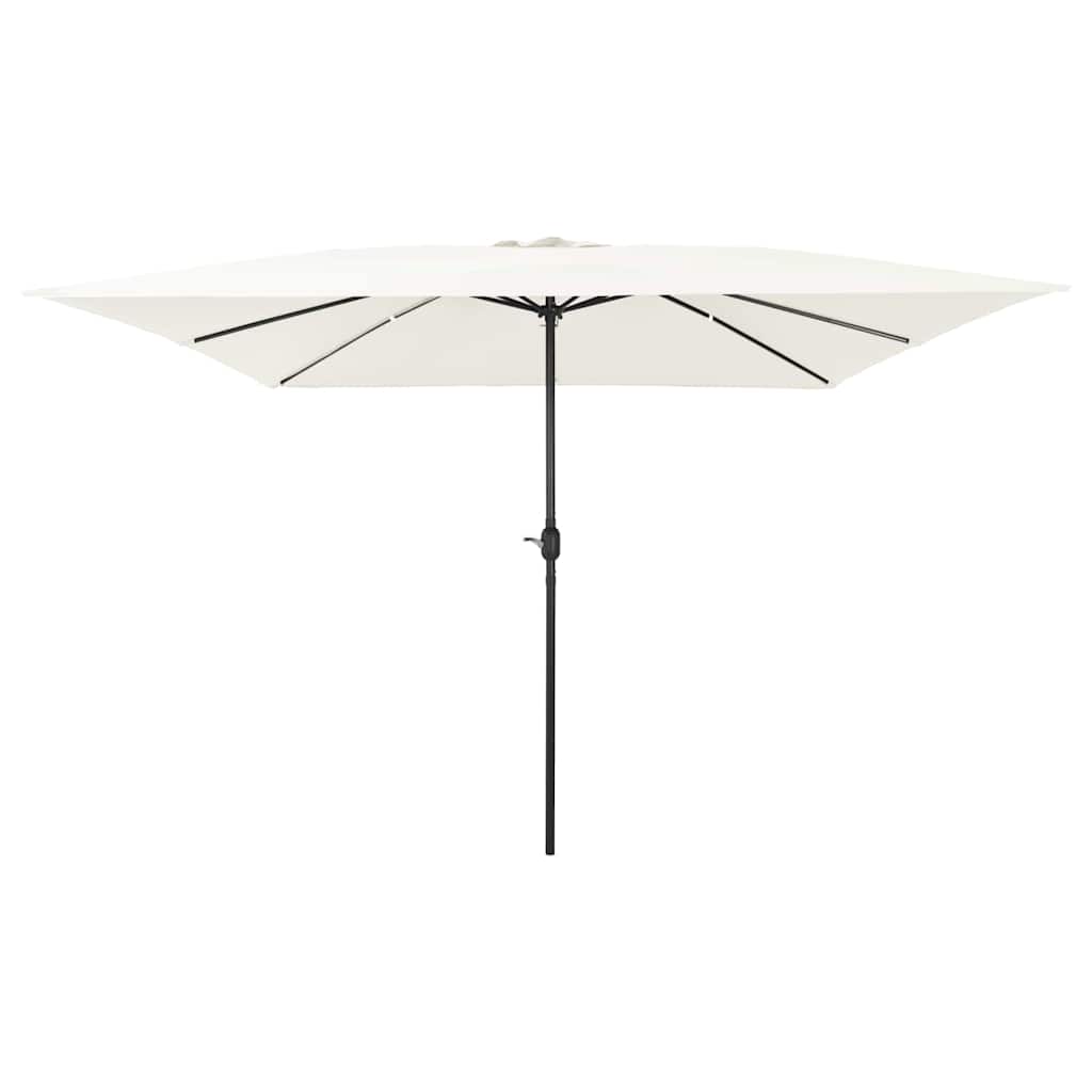 Parasol de Grădină Nisipiu 295 x 295 x 245 cm Poliester și oțel
