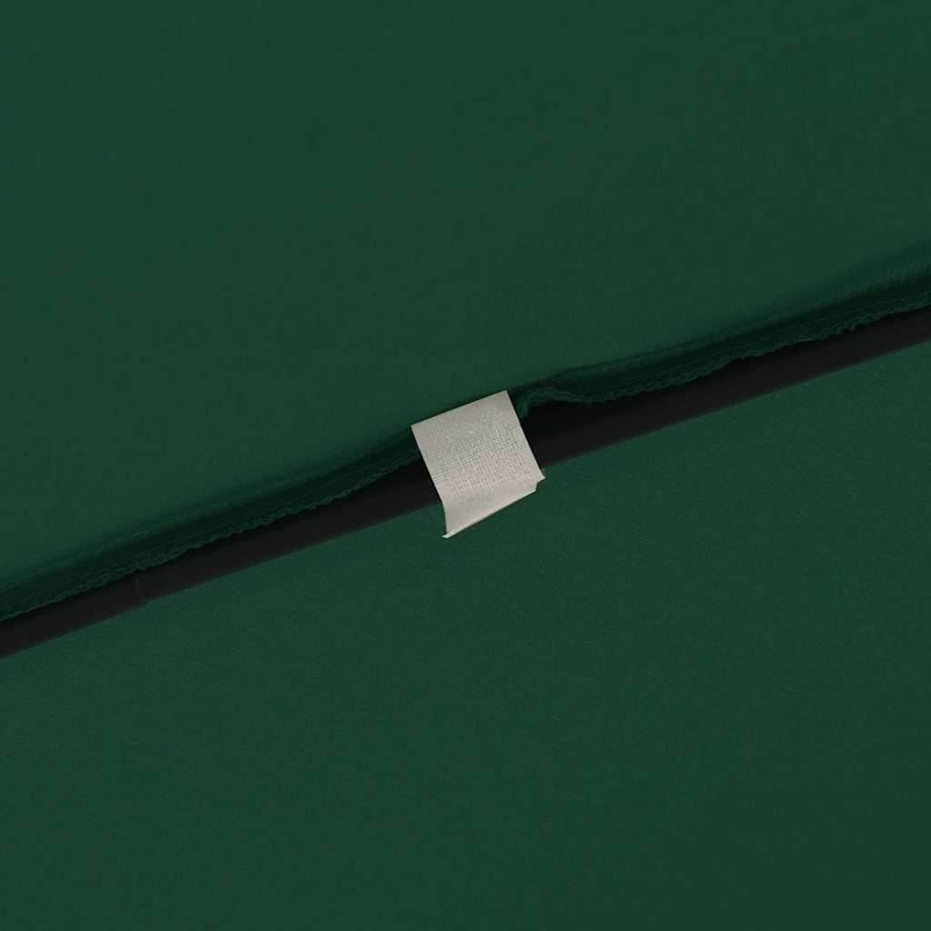 Parasol de Grădină Verde 295 x 295 x 245 cm Poliester și oțel