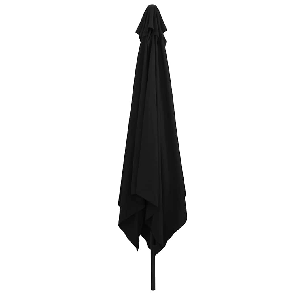 Parasol de Grădină Negru 295 x 295 x 245 cm Poliester și oțel