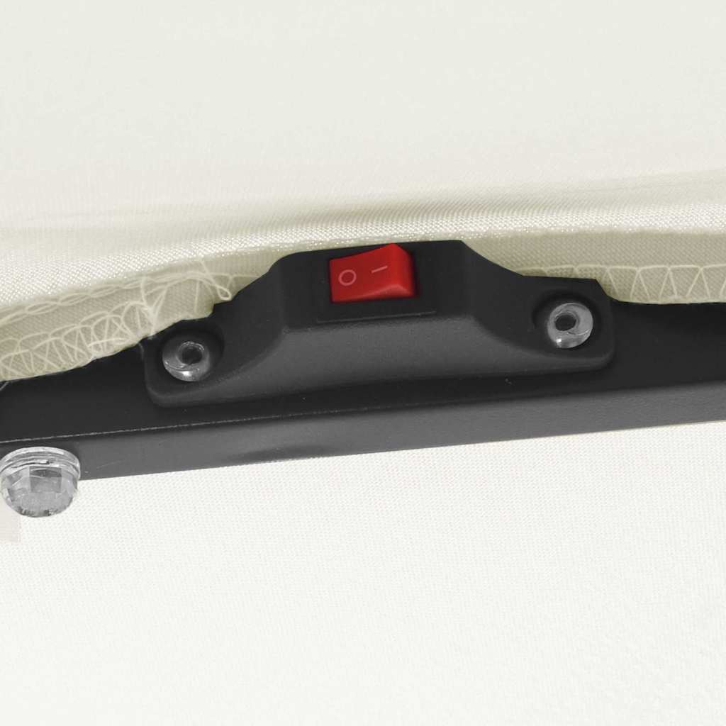 Parasol de Grădină Nisipiu 295 x 295 x 245 cm Poliester și oțel