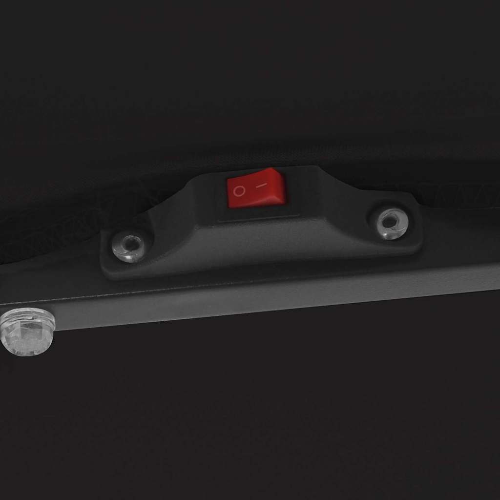 Parasol de Grădină Negru 295 x 295 x 245 cm Poliester și oțel