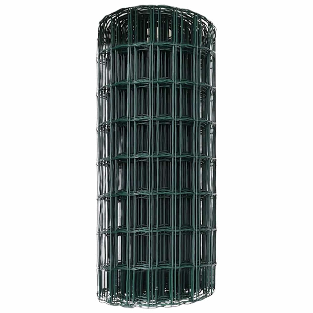 Gard Euro Verde 0,8 x 10 m Fier acoperit cu PVC