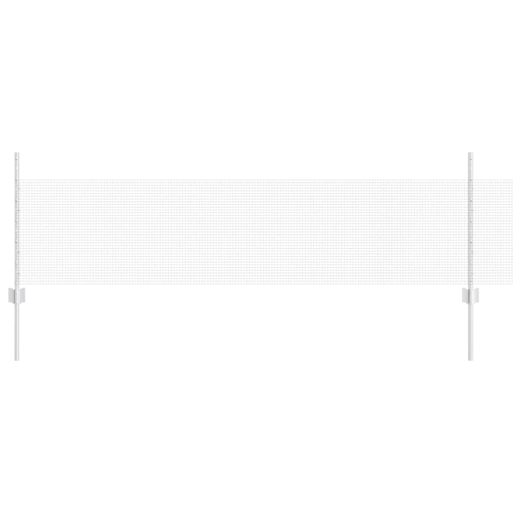 Gard cu Stâlp Argintiu 0,5 x 50 m Oțel
