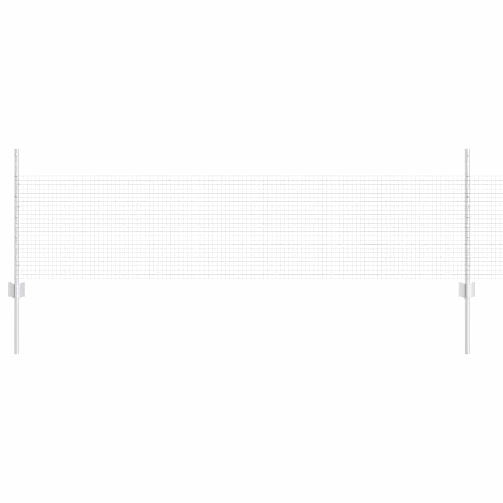 Gard cu Stâlp Argintiu 0,5 x 50 m Oțel