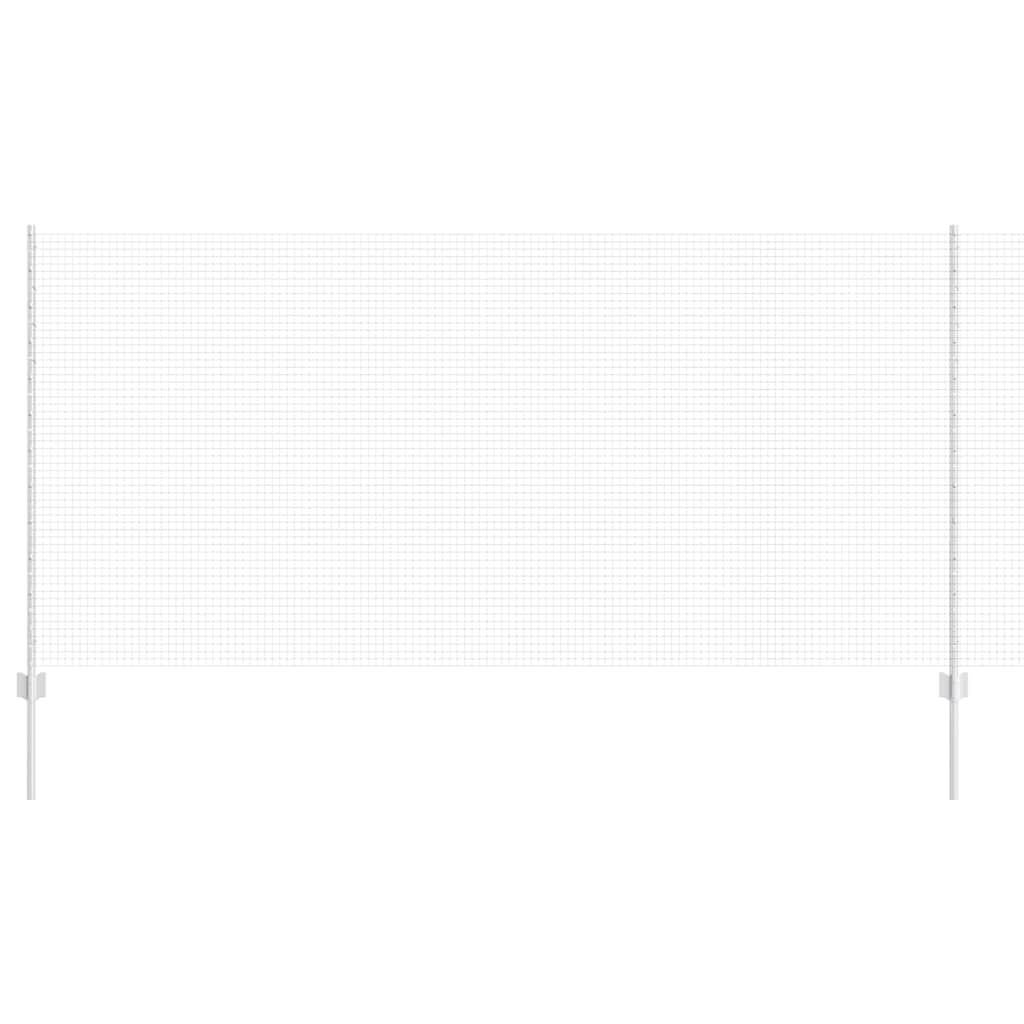 Gard cu Stâlp Argintiu 1,2 x 50 m Oțel