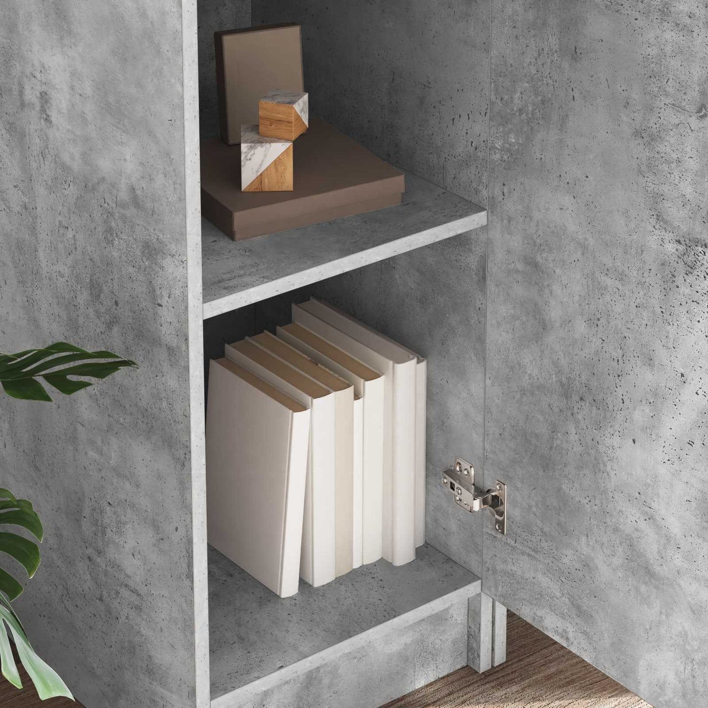 Birou 2 pcs Gri din beton