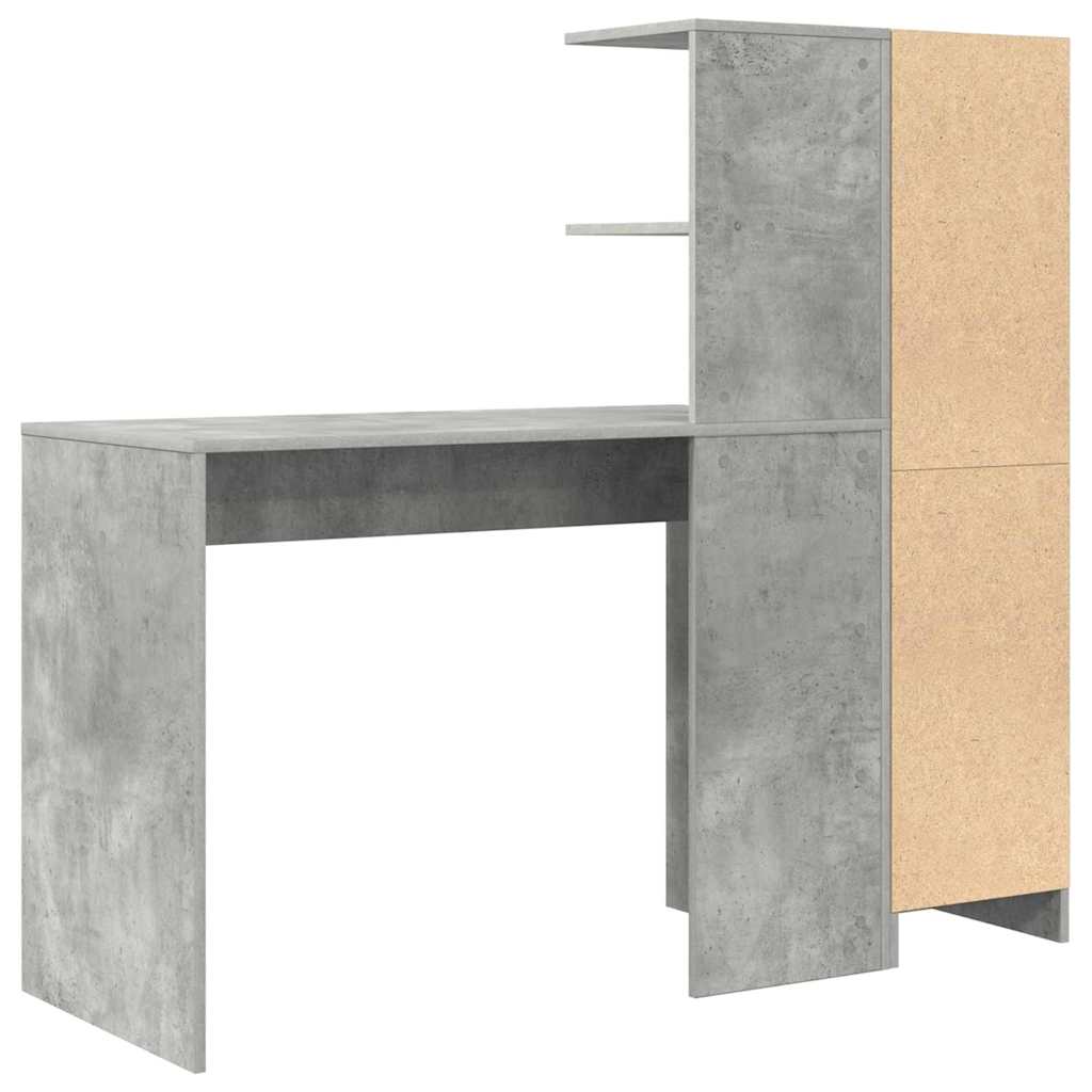 Birou 2 pcs Gri din beton