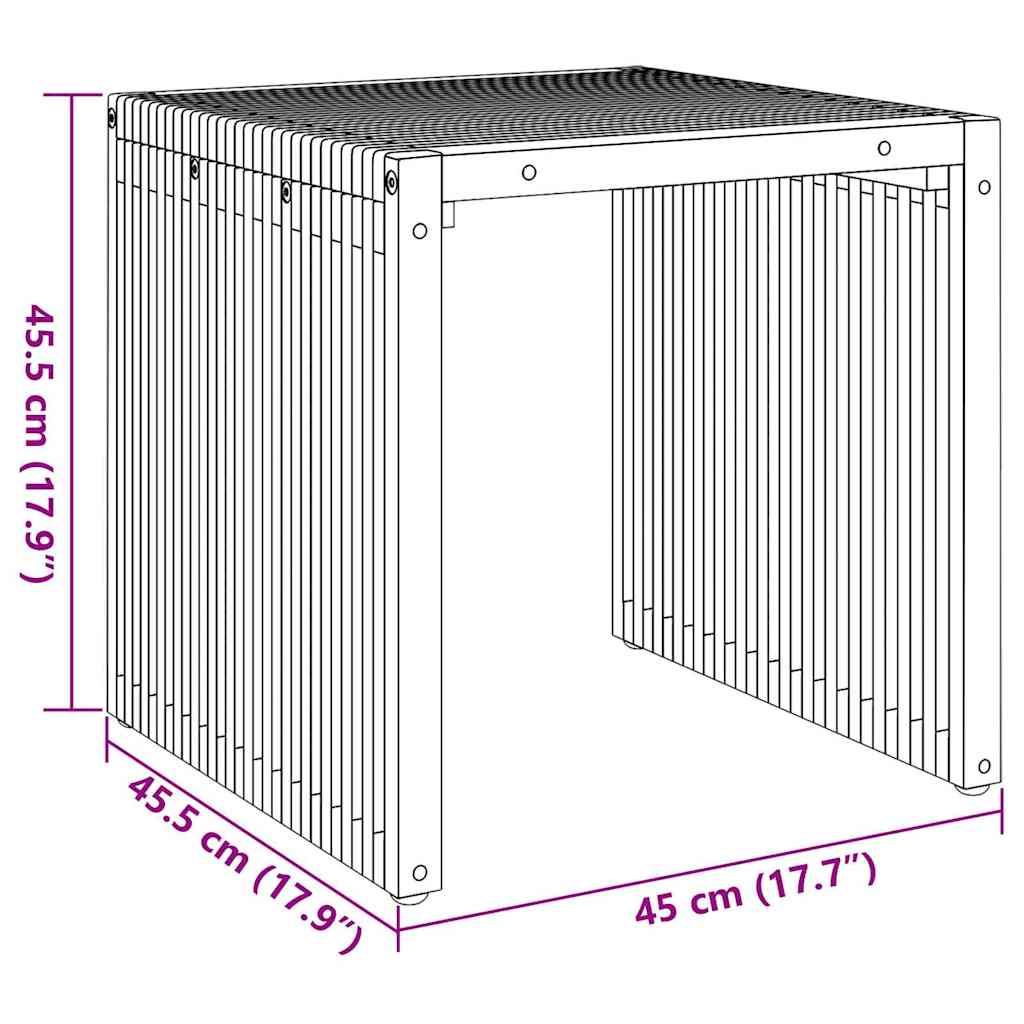 Masă laterală pentru grădină Maro 45 x 42,5 x 45 cm