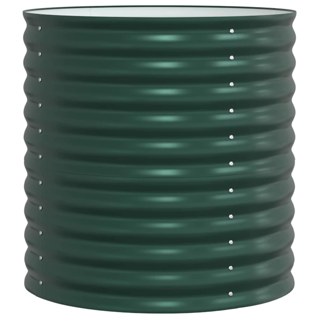 Strat înălțat de grădină Verde 80 x 80 x 81 cm Oțel