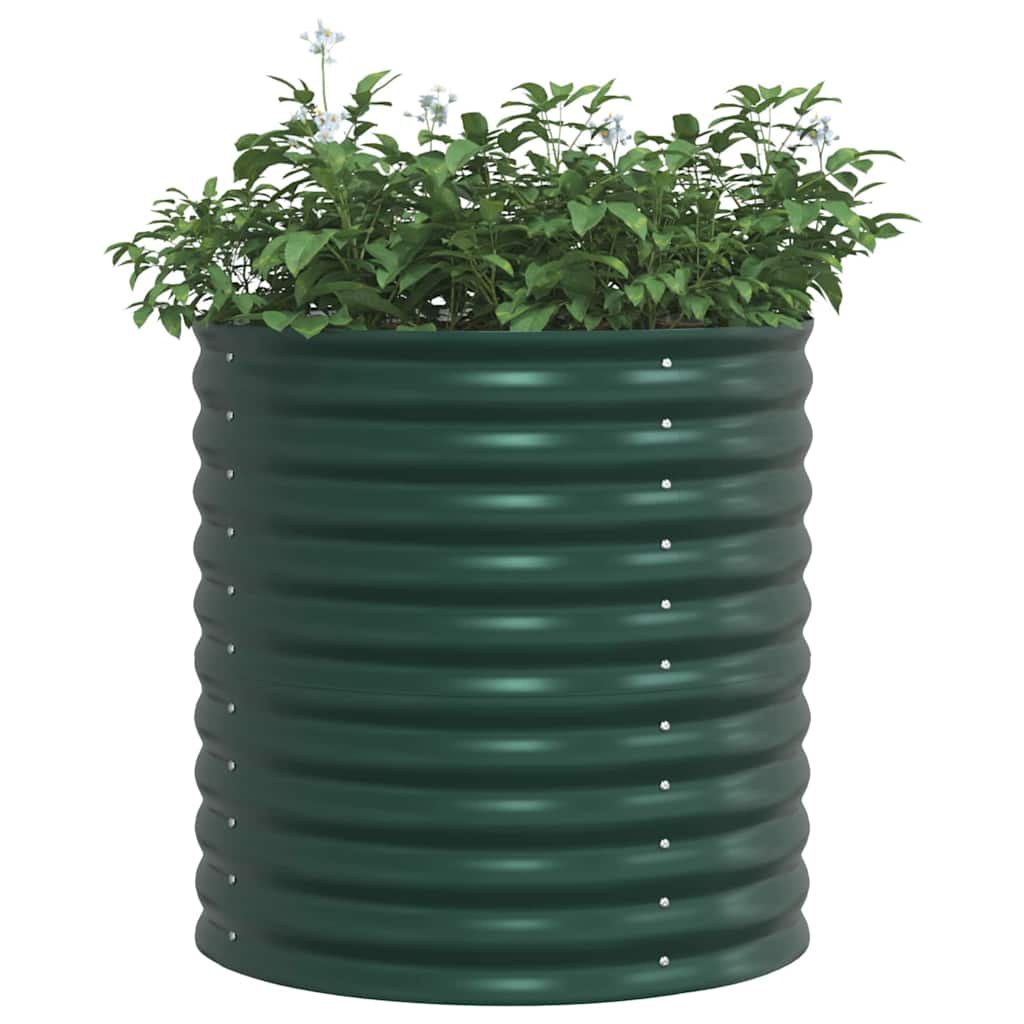 Strat înălțat de grădină Verde 80 x 80 x 81 cm Oțel