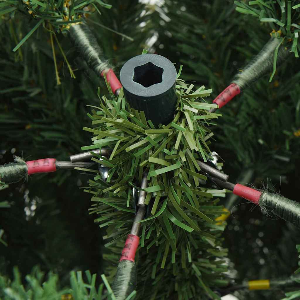 Brad de Crăciun artificial cu ramuri articulare Verde 210 cm - Vendito