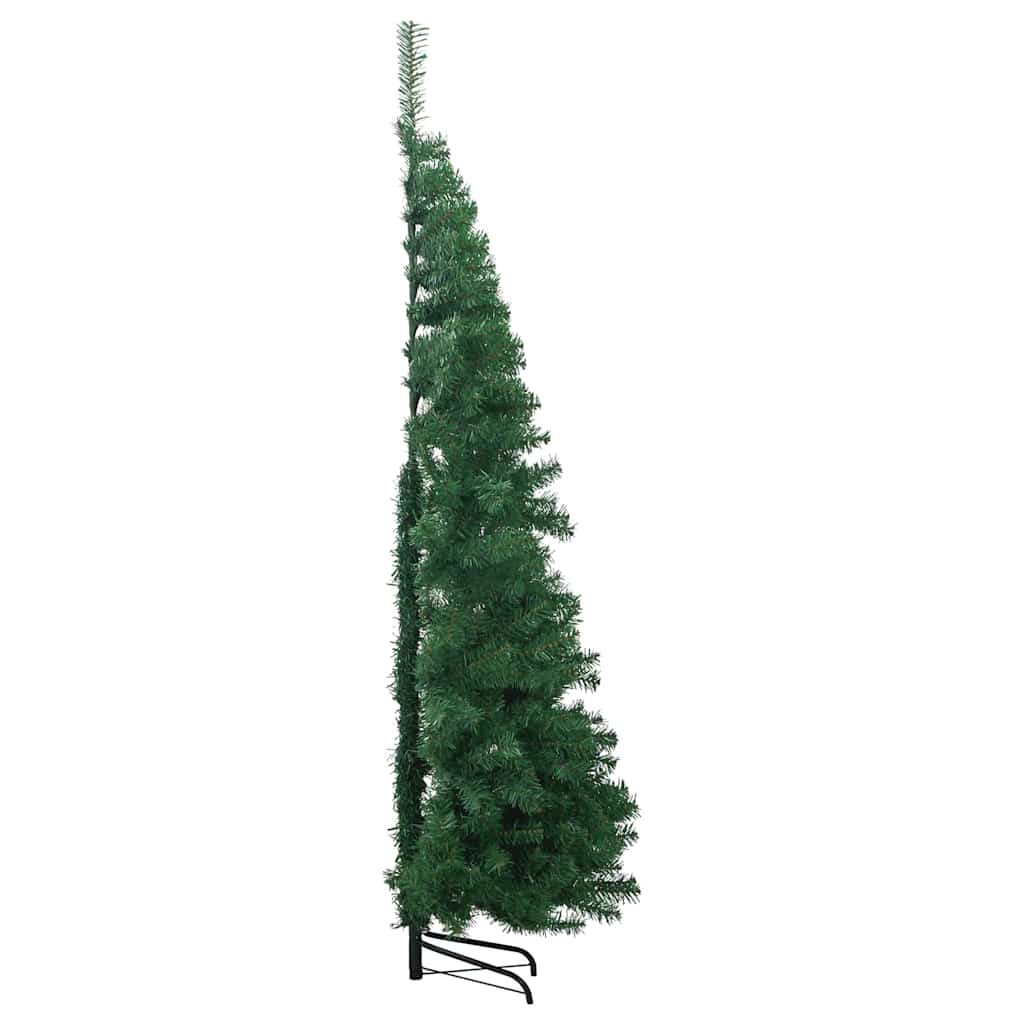 Pom de Crăciun Artificial pentru Colț Verde 180 cm PVC și Metal