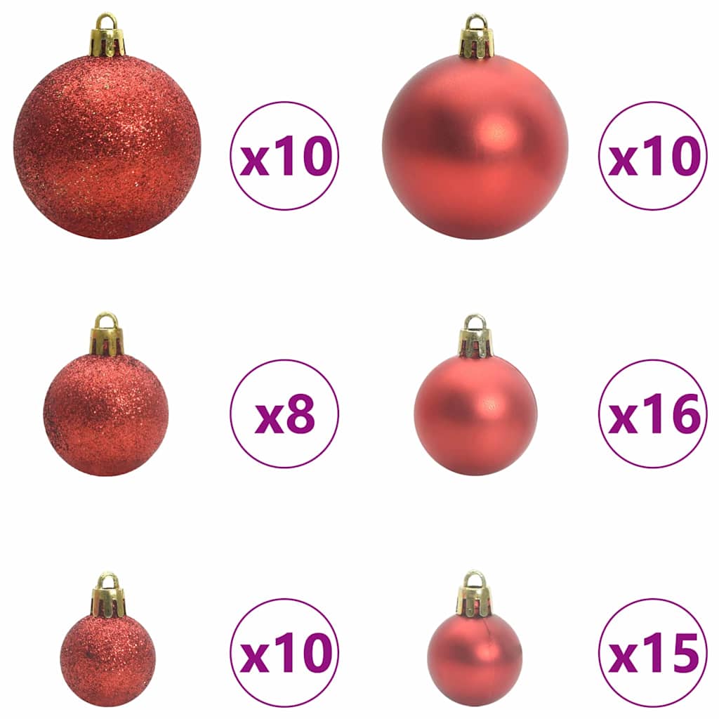 Brad de Crăciun artificial cu ramuri articulare Alb 180 cm