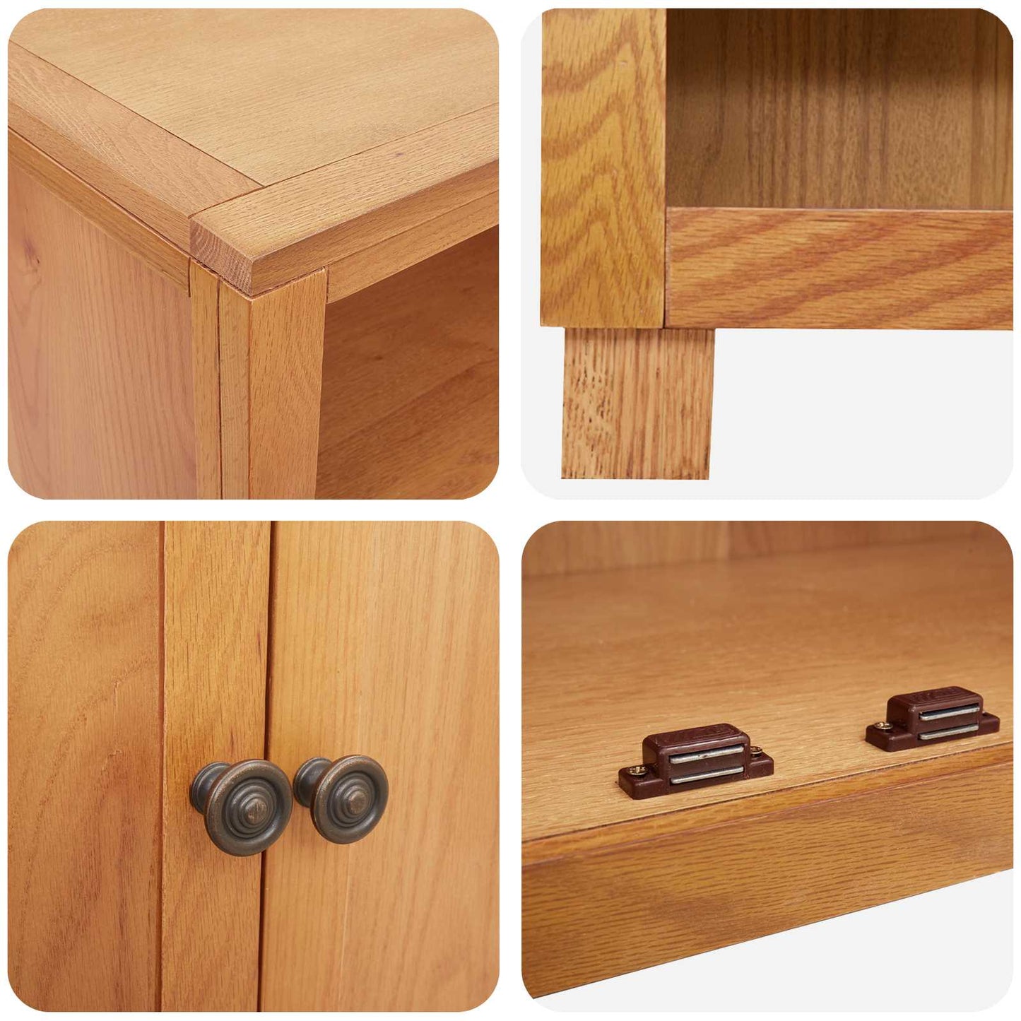 Set de Mobilier pentru Depozitare cu ușă Maro Lemn compozit