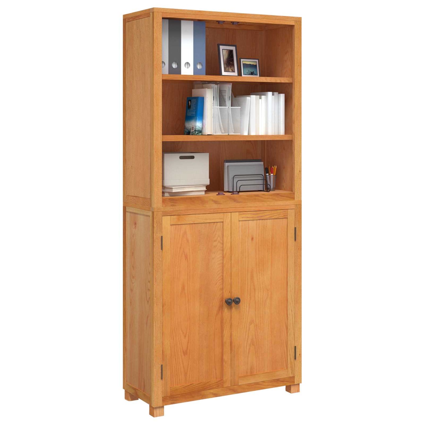 Set de Mobilier pentru Depozitare cu ușă Maro Lemn compozit