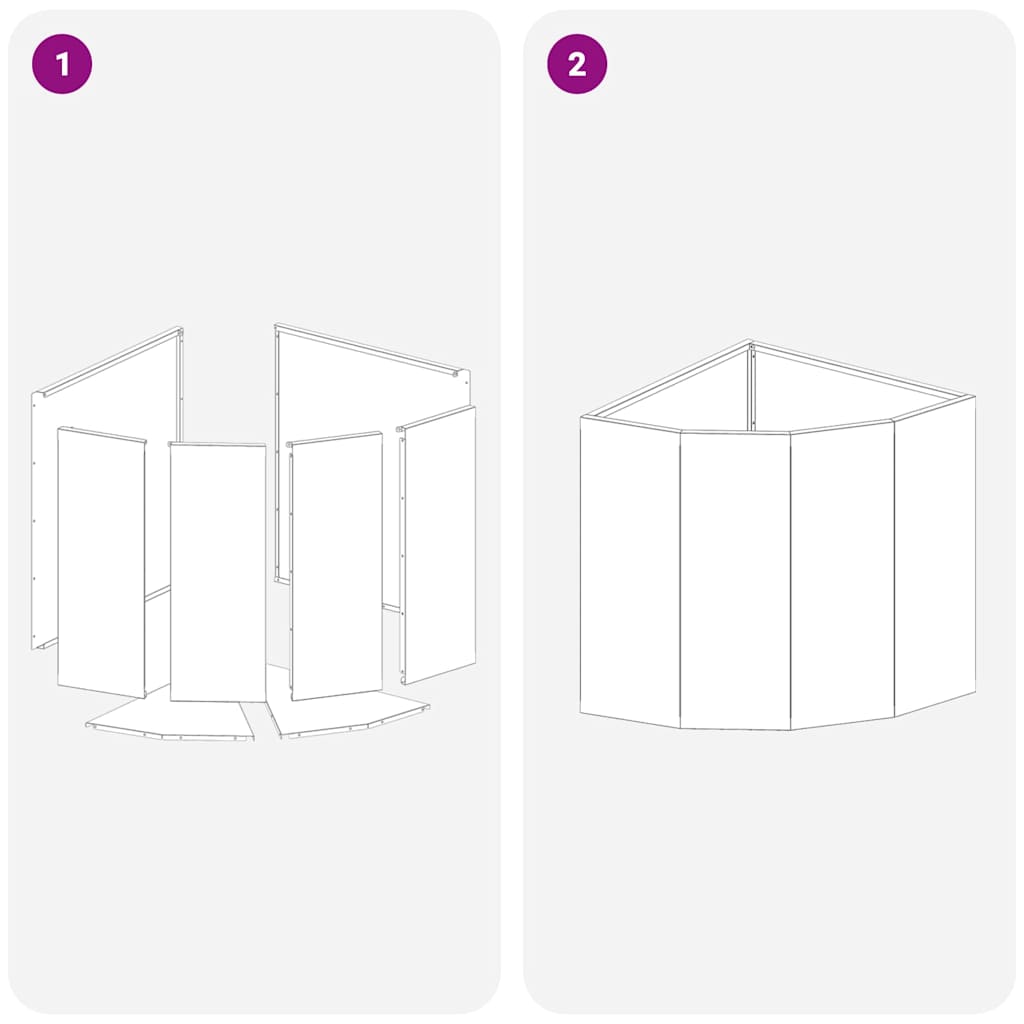 Ghiveci de colț Olivengrønn 45 x 45 x 50 cm Oțel